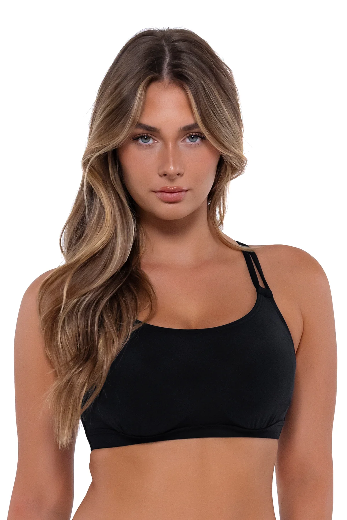 Sunsets Black Taylor Bralette
