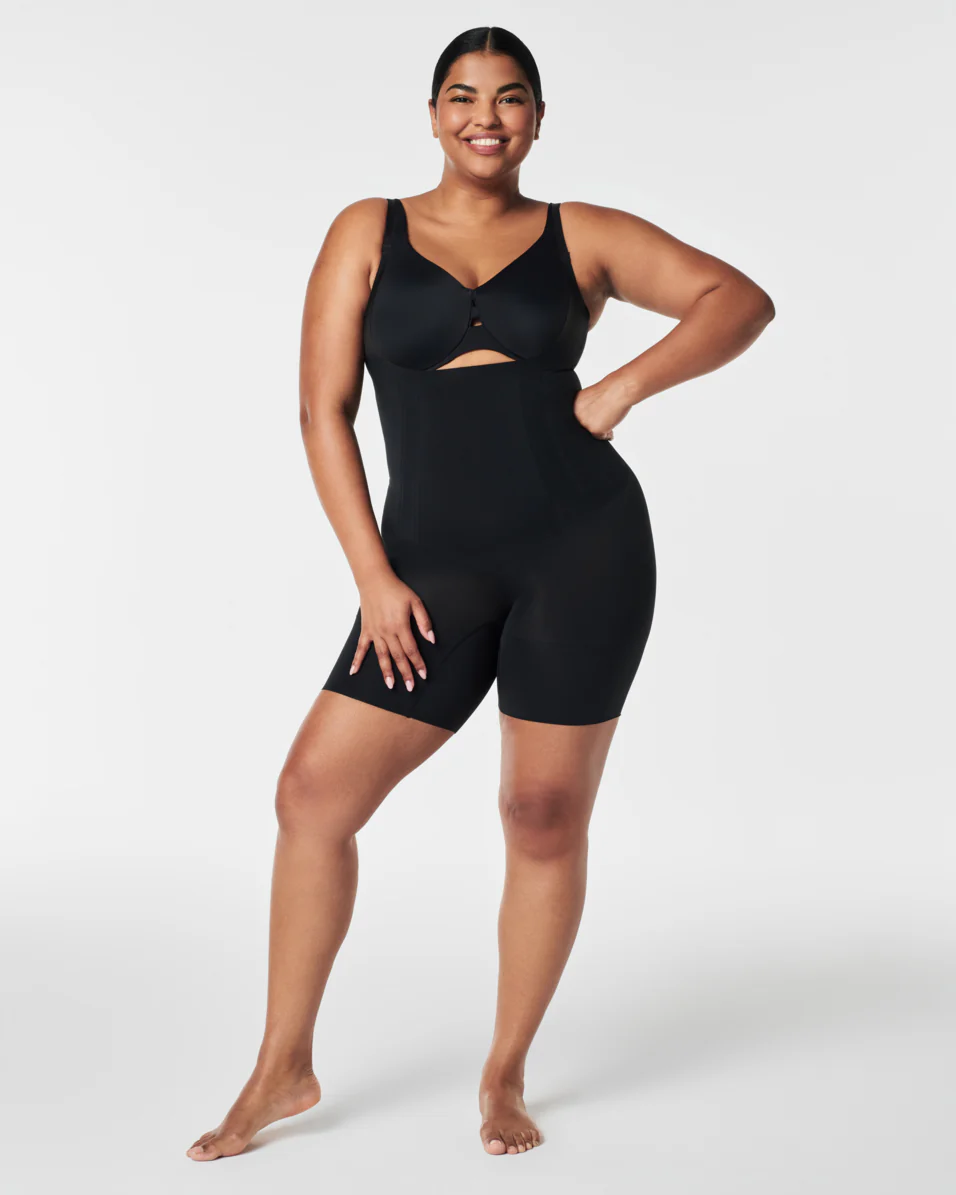 SPANXsculpt™ OnCore Open-Bust Mid-Thigh Bodysuit 10130R - Image 4