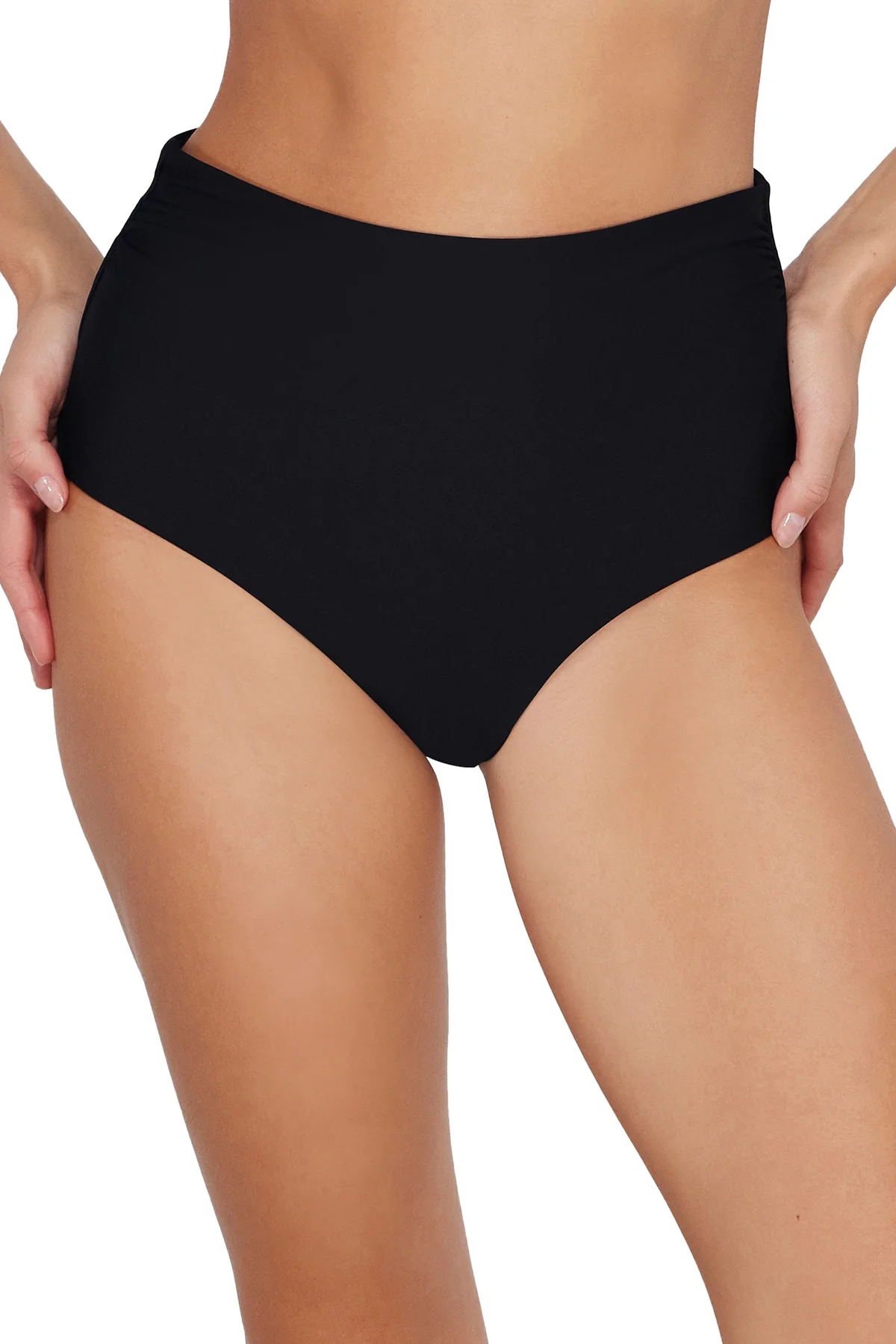 Sunsets Black Capri High Waist